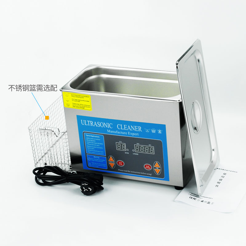 6L full stainless steel digital ultrasonic cleaning machine for school lab