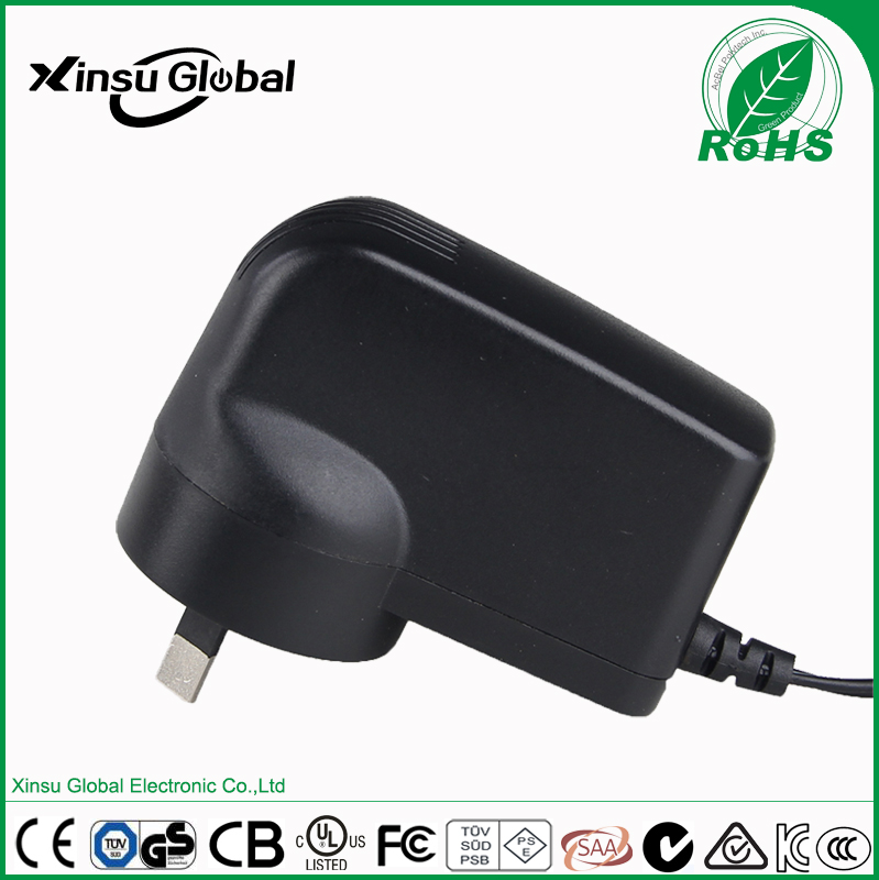 MEPS Level VI approval AU plug 5V 2A ac dc adapter with SAA Ctick RCM