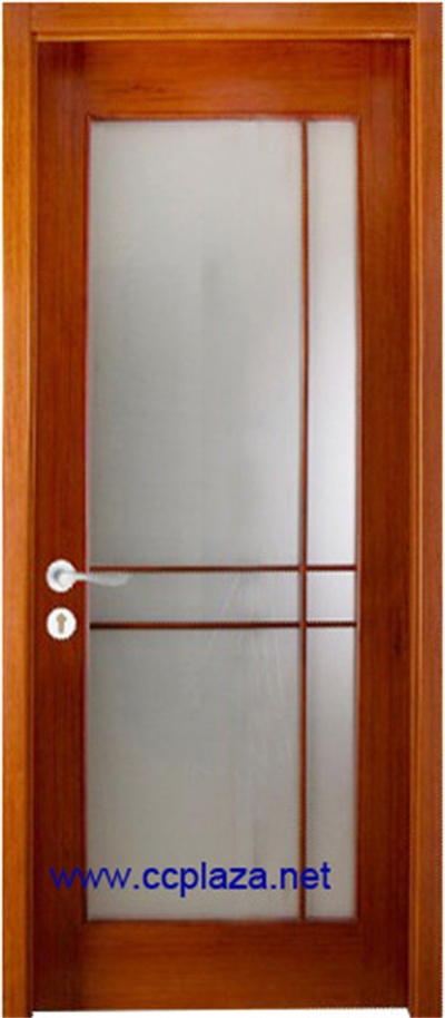Fiberglass solid wooden doors of oak or rosewood with glass model smm004 internal door entry doors with wax finish