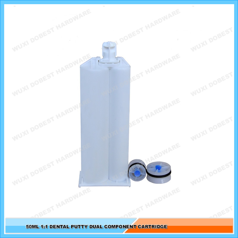 50ml 21 Dual component Plastic Silicone cartridge