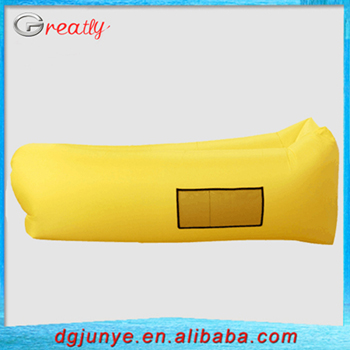 Outdoor Nylon Inflatable Lazy Sleeping Sofa Bag