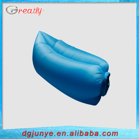 Outdoor Nylon Inflatable Lazy Sleeping Sofa Bag