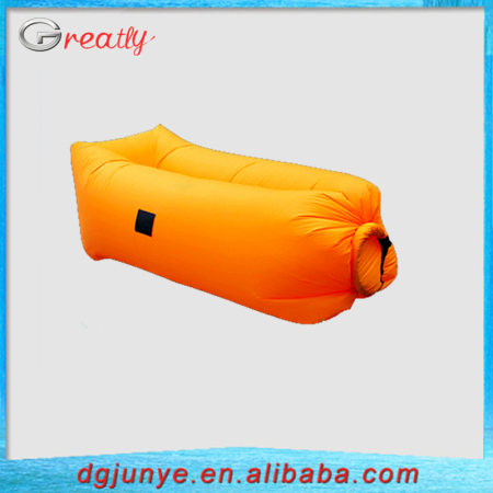 Outdoor Nylon Inflatable Lazy Sleeping Sofa Bag