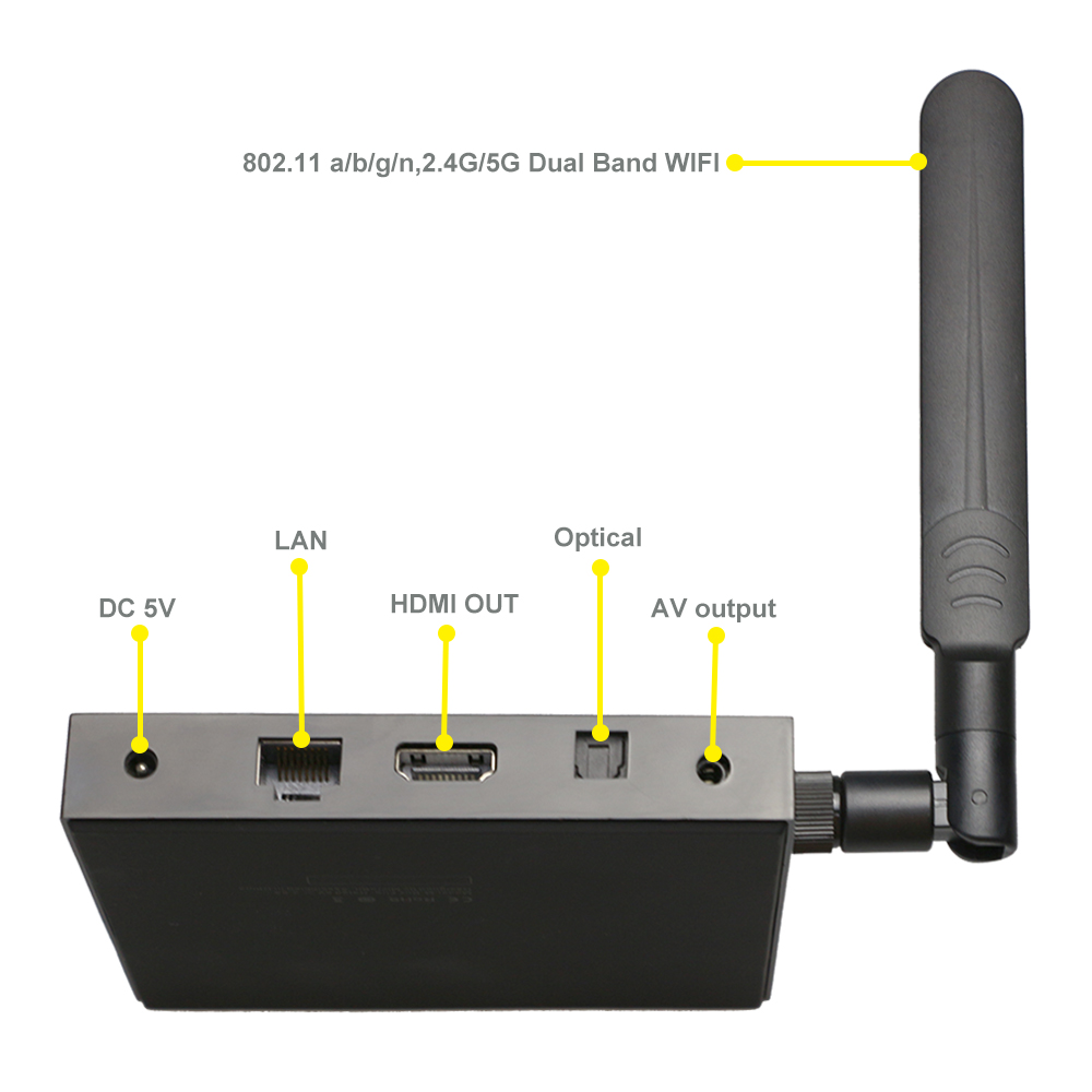 Qintex Q12 Amlogic S812 Quad Core Android Smart Tv Box