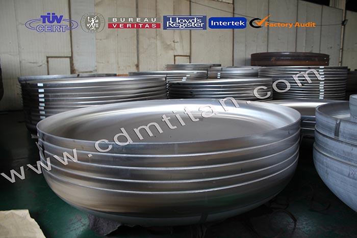 Titanium Elliptical Head and Spherical Head