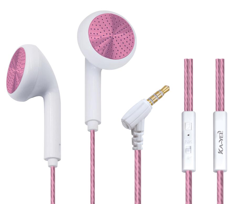 Universal 2 in 1 Metal Perfume Earphone with MIC K01