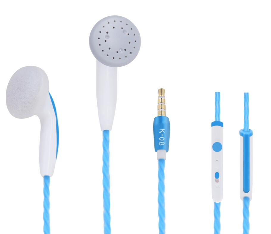 Universal 2 in 1 Stero Handsfree Earbuds Earphone K08