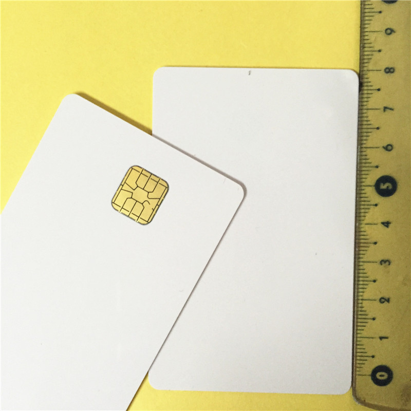 PVC blank card sle4428 chip contact big chip smartcard