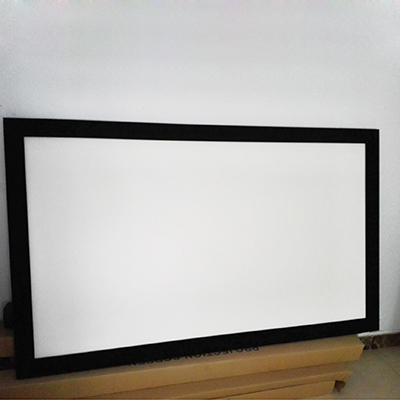 Front and Rear Projection PVC Fabric Fixed Frame Projector Screen