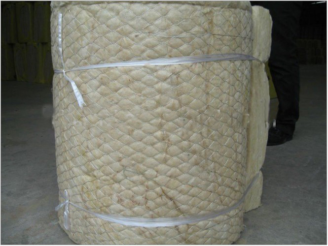 good quality china factory cheap with wire mesh mineral rock wool blanket
