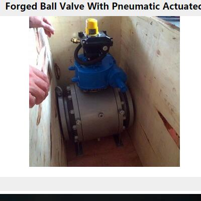 Forged Ball Valve with Pneumatic Actuated