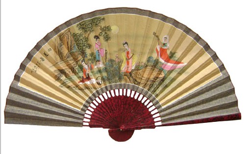 big wall paper fan for home decoration