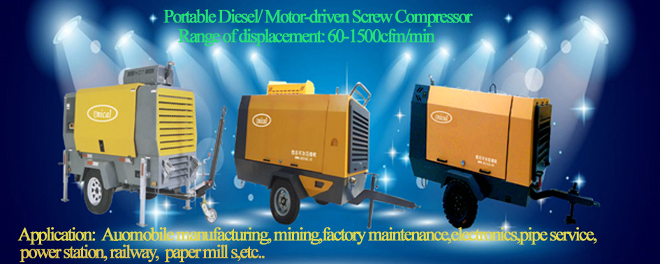 cheap diesel generator price of screw compressor 58kw 80hp diesle air compressor