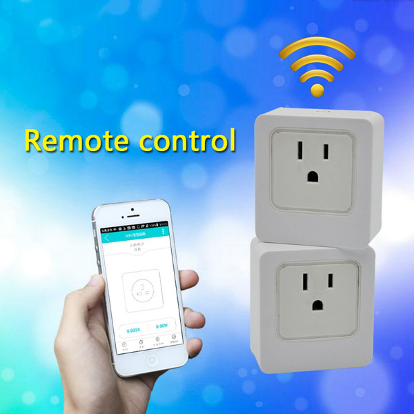 Wifi Smart Socket Outlet US Plug Turn on Off Electronics From Anywhere