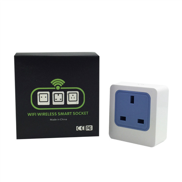 Wireless Remote Control Electrical Outlet Switch for Household Appliances Blue UK Smart Plug