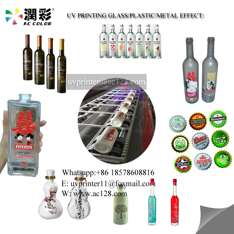 Glass Bottle uv Printer Wine Bottle uv Printer 1510 with Fast Printing Speed