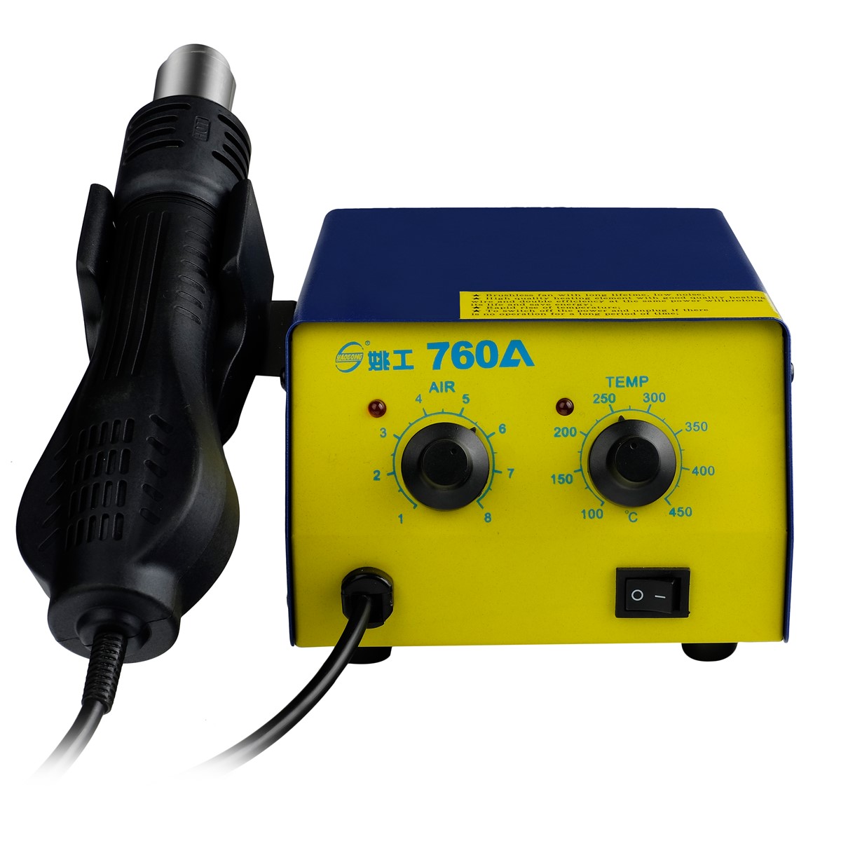 YAOGONG 760A hot air brushless fan used smd rework station mobile phone soldering tools