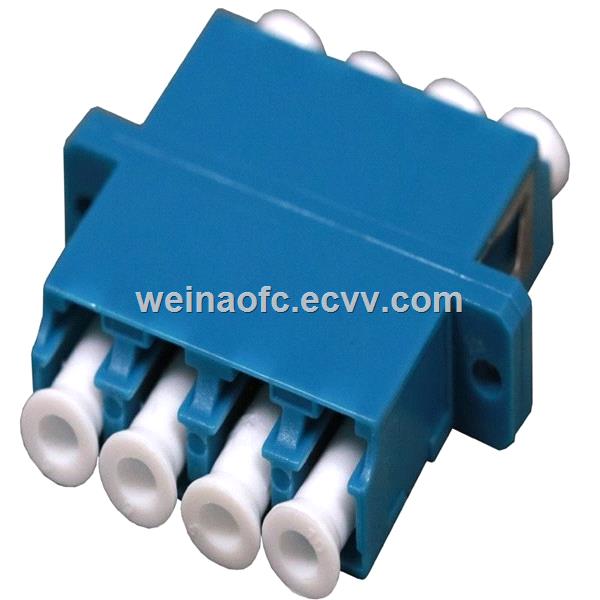 Optic Fiber Adapter LCLC quad blue