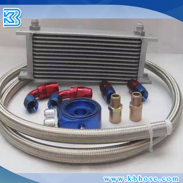 SAE J1532 Automotic Transmission Oil Cooler Rubber Hoses with Aluminium