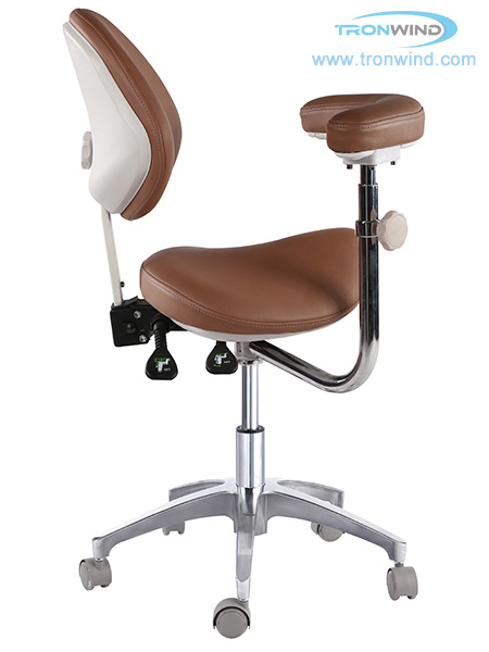 Saddle Chair TS08 Ergonomic Chair Saddle with Armrest Ophthalmic Chair Blood Donor Chair