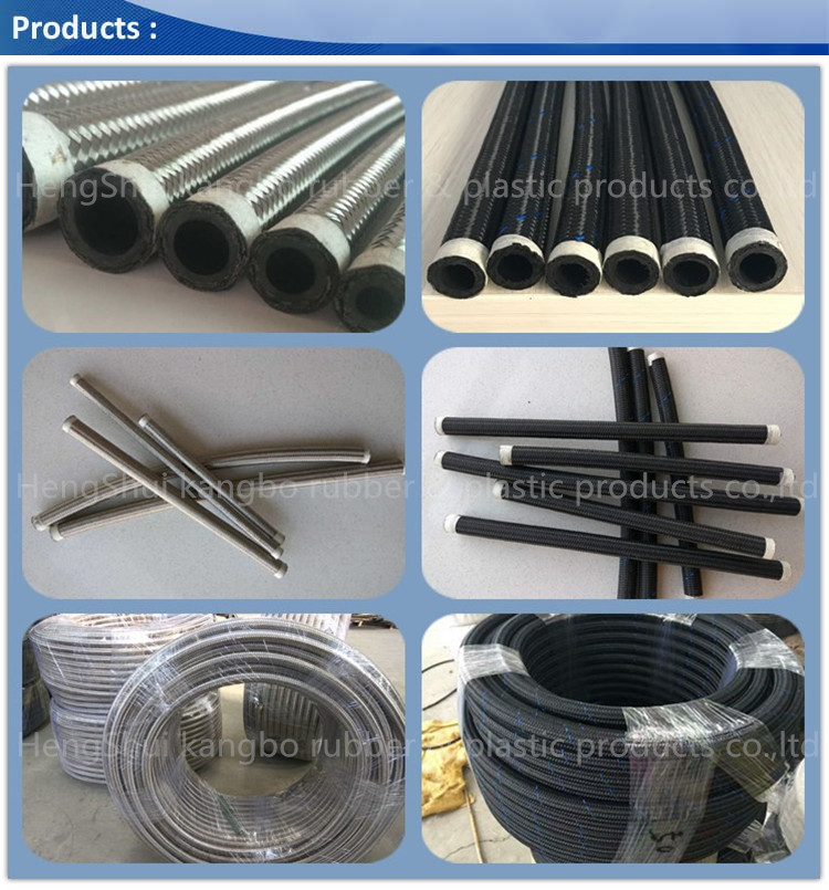 SS Stainless steel wire braided Engine transmission Oil cooler lines hose for Engine of motor racing car