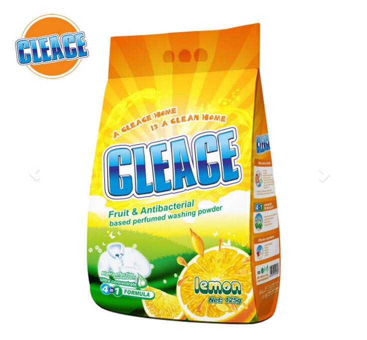 washing powder lemon perfumed 125g CLEACE