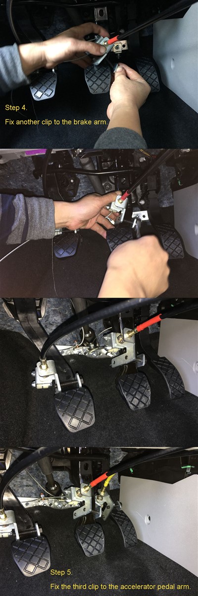 universal auto dual brake ACCELERATOR CLUTCH BRAKE