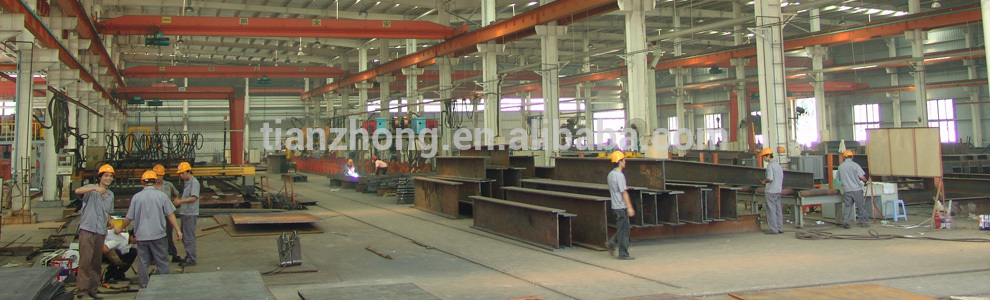 Low cost large span structure steel prefab engineering warehouse