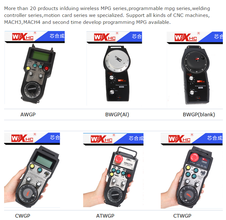 CNC MPG manual pulse generator Electronic hand wheel with 100PPR optical encoder support 56 axis