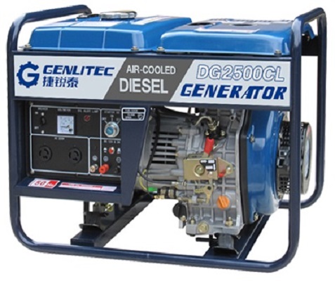 Air cooled single cylinder portable diesel generator 2kw 3kw 5kw and 6kw