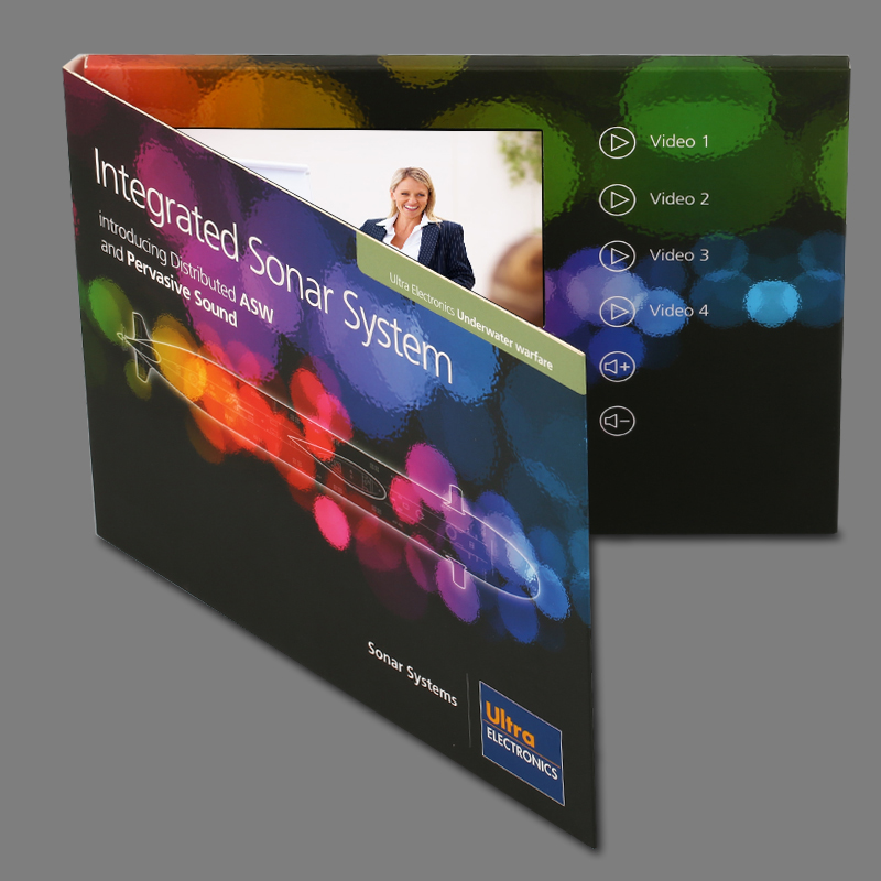 consumer electronics 43 inch video greeting card components video brochure card