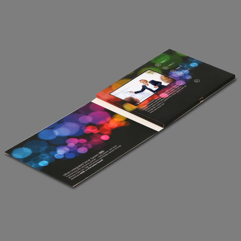 consumer electronics 43 inch video greeting card components video brochure card