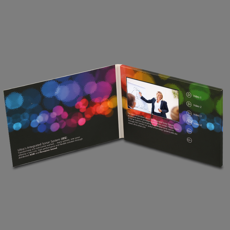 consumer electronics 43 inch video greeting card components video brochure card
