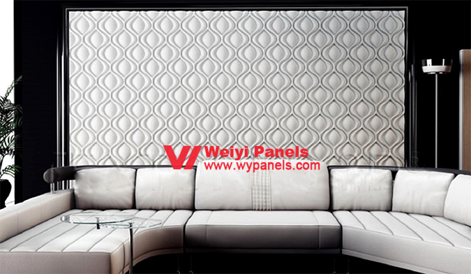 3D Wall Panels in Bedroom Wood Wall WY385