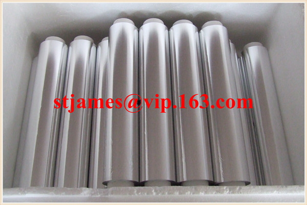 Food grade household aluminum foil film