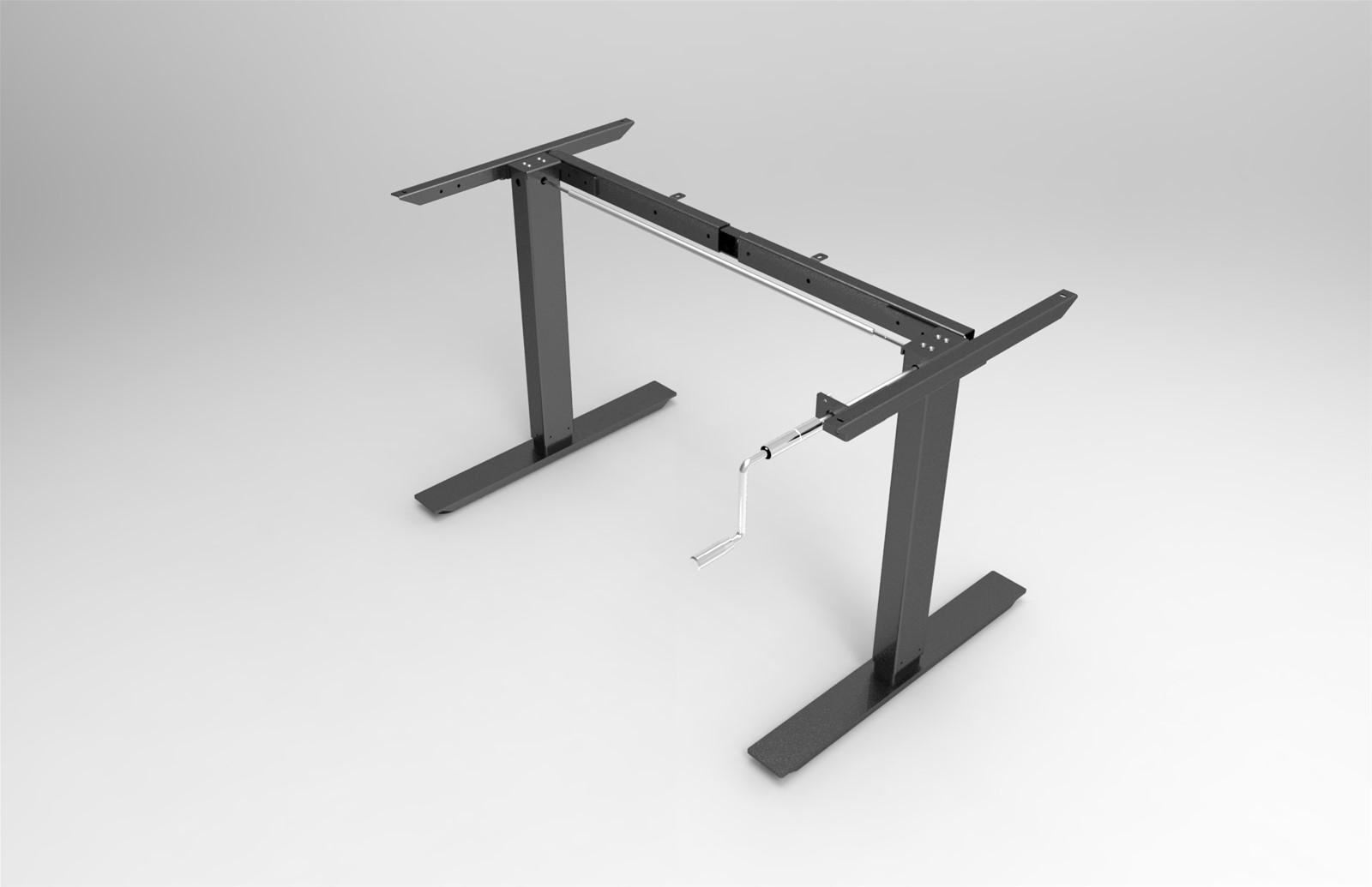 WS5 Hand crank height adjustable desk