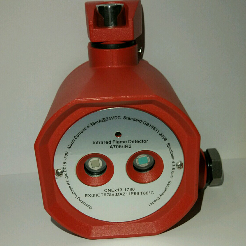 Double infrared flame detector