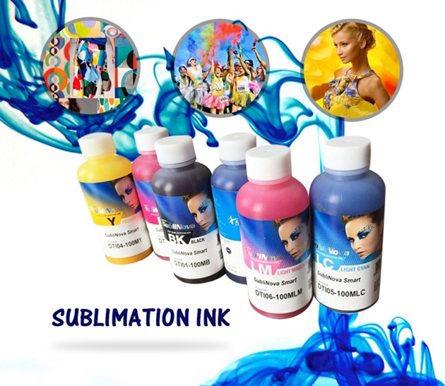 Genuine Korea quality InkTec SubliNova dye sublimation ink C M Y BK LC LM for garments