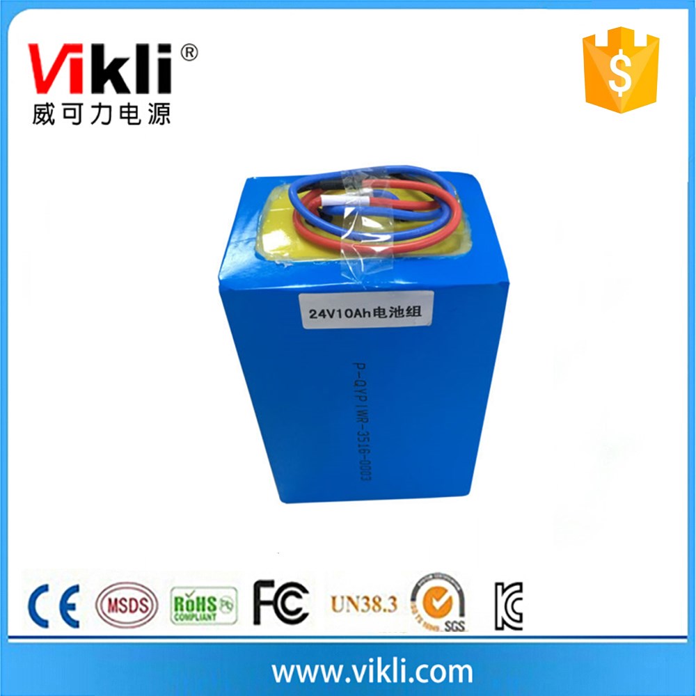 24v10ah LiFePO4 battery pack for solar street light
