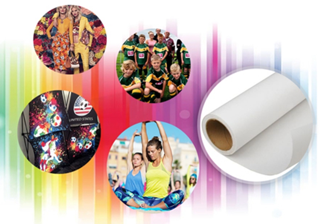 707580gsm fast dry sublimation heat transfer paper small roll