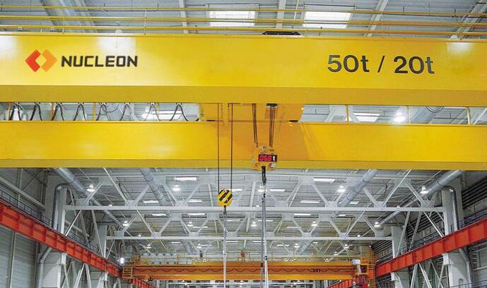 Electric ton overhead travelling crane EOT crane bridge crane cabin control with air conditioner