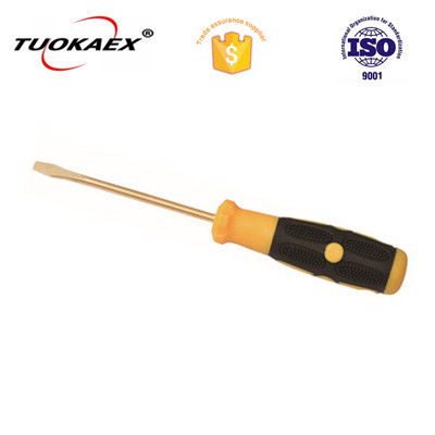 Slotted screwdriver non sparking slotted screwdriver