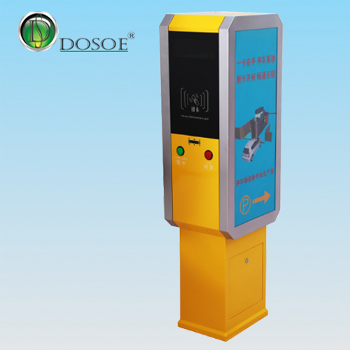 Automatic car parking management system with parking barriers