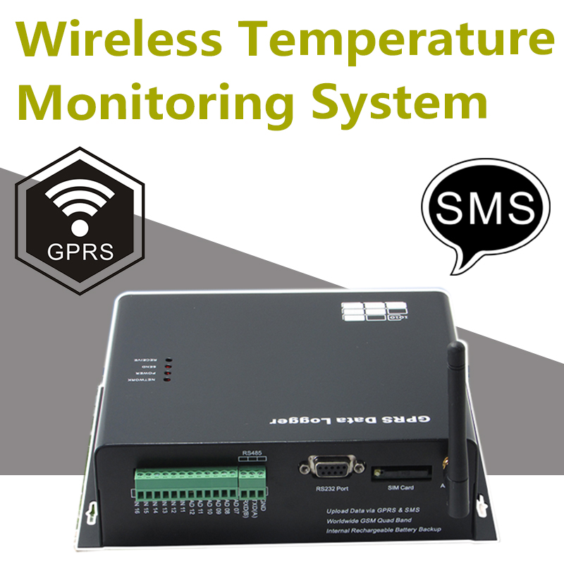 Wireless Temperature Monitoring System Pulse Counter Logger