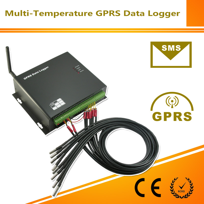 Wireless Mulitpoint Temperature Logger sms meter