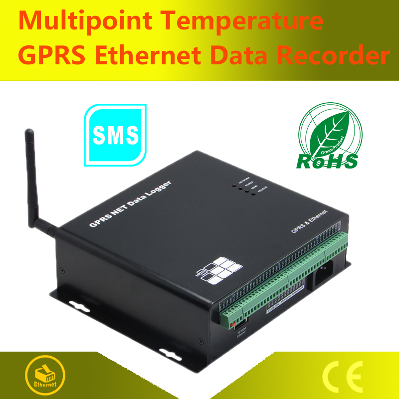 Multipoint Temperature sms conllercter GPRS NET Data Logger