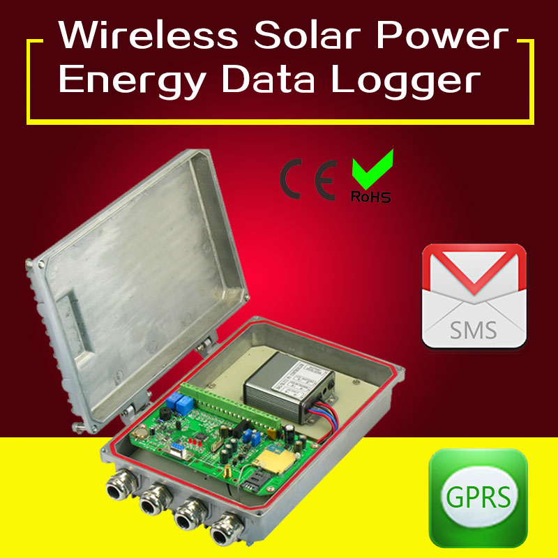 Solar Power GPRS Data Logger wireless data recorder