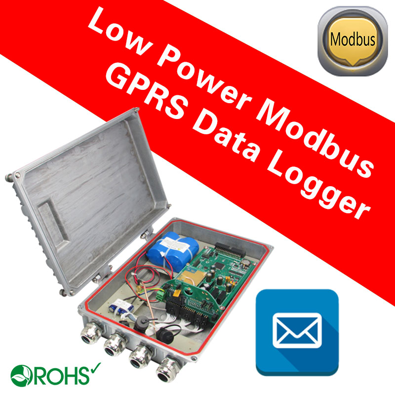 Battery Power sensor GPRS Data Logger modbus data acquisition