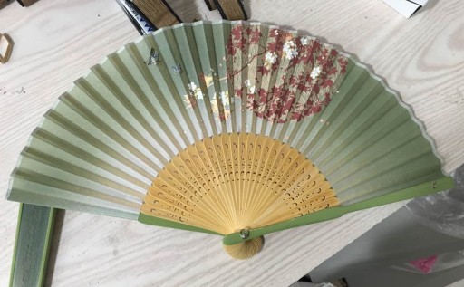 high quality Japanese silk gift fans