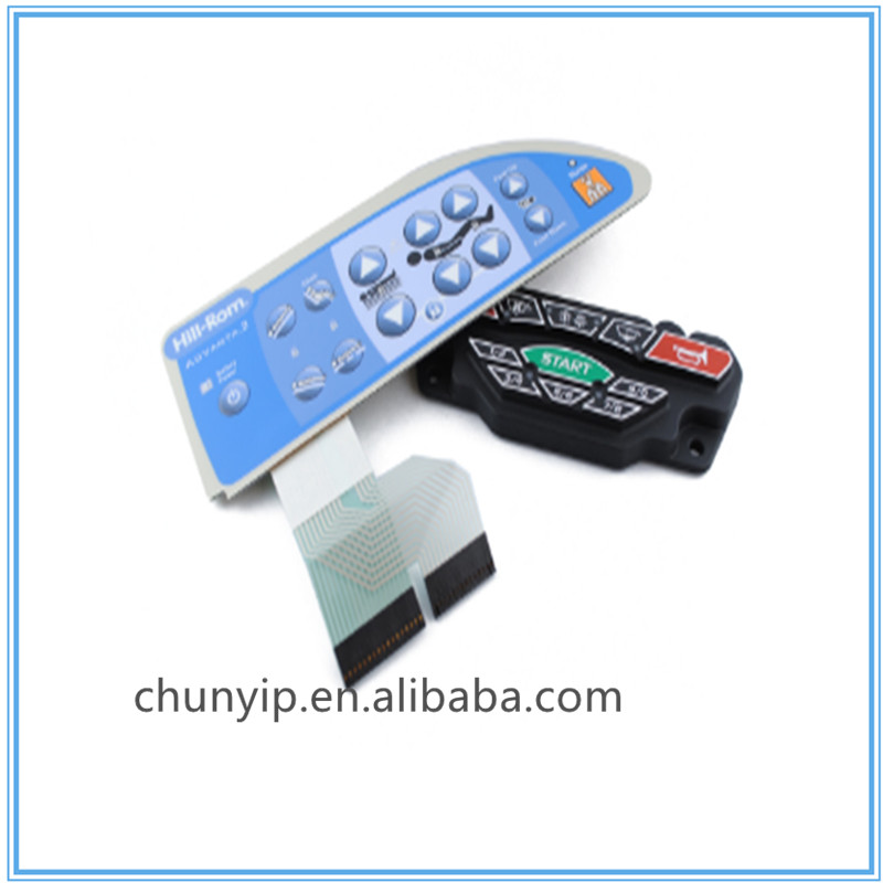 custom membrane switch keyboard with function keys